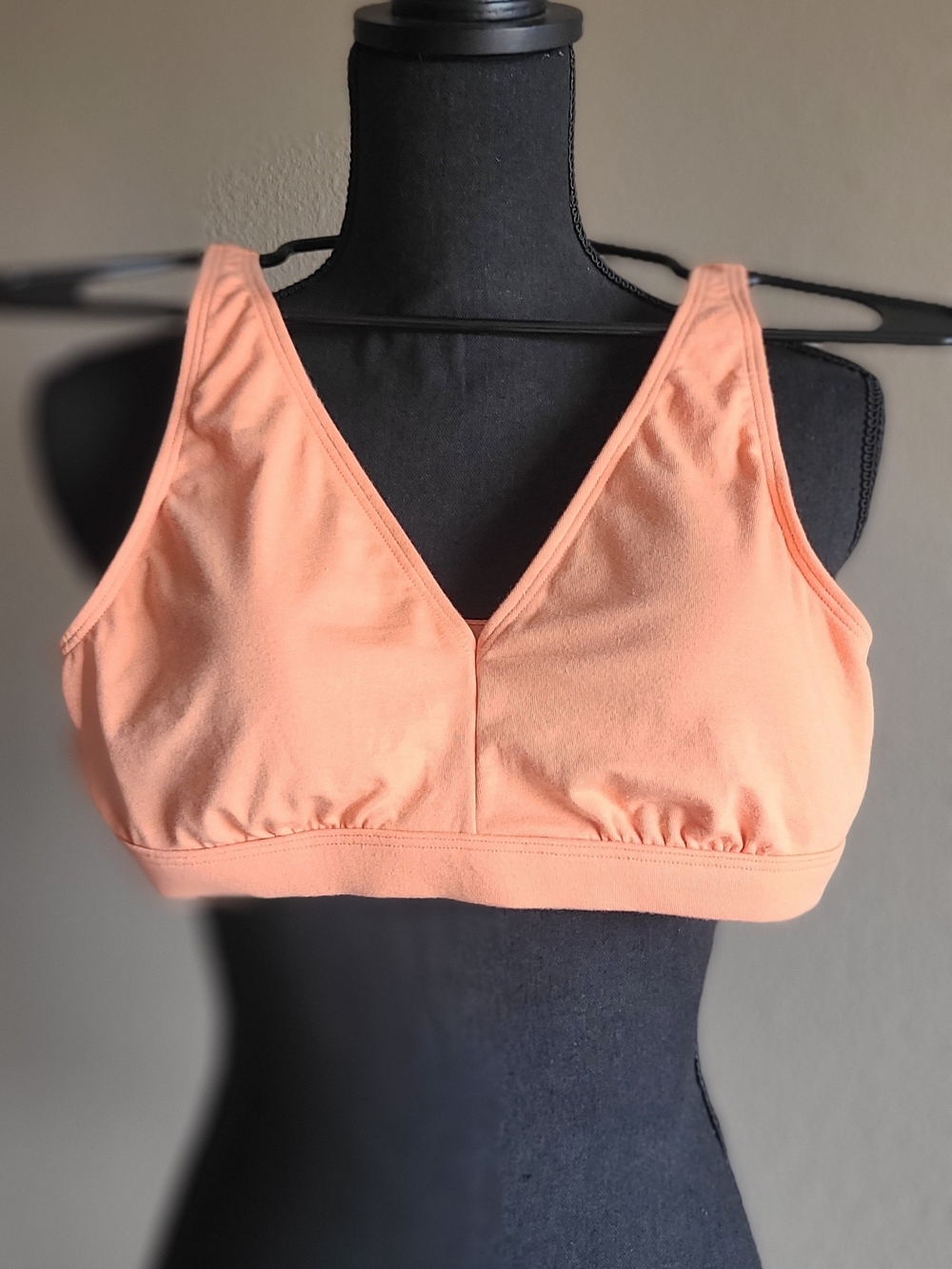PINK Victoria's Secret Peach Wireless V-Neck Bralette